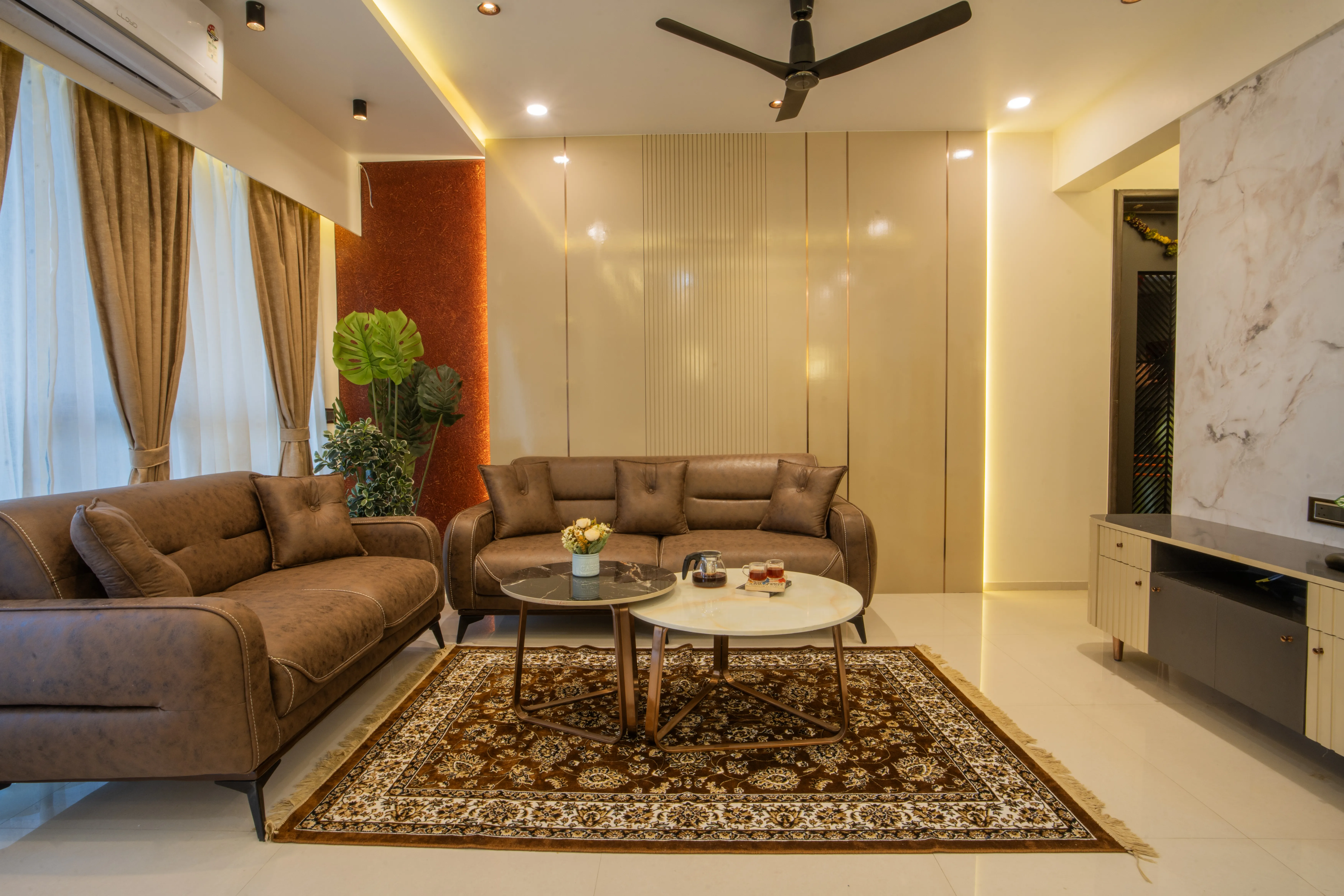 Beautiful residential villa design by Artville Interio