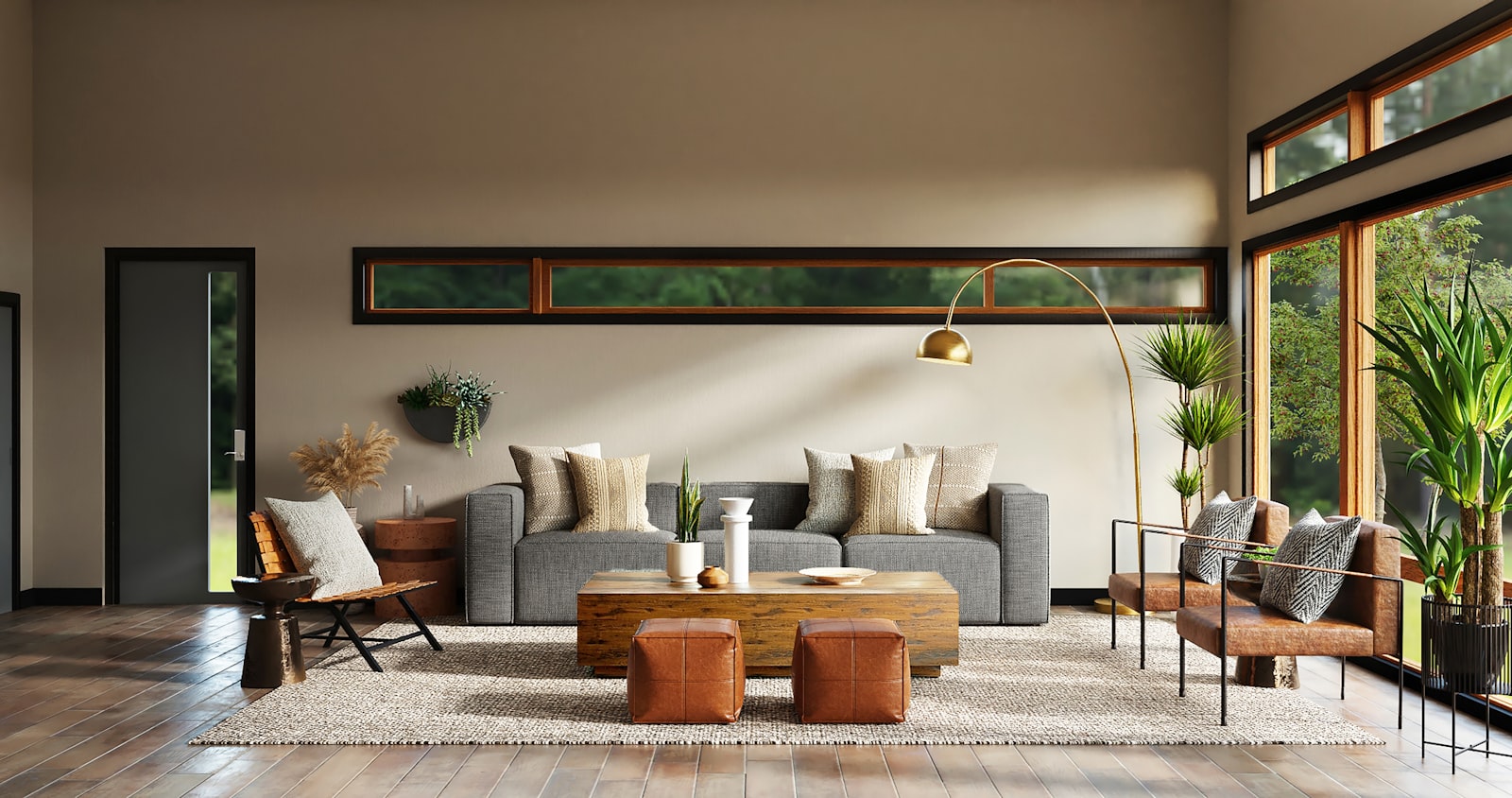 Modern living room interior design