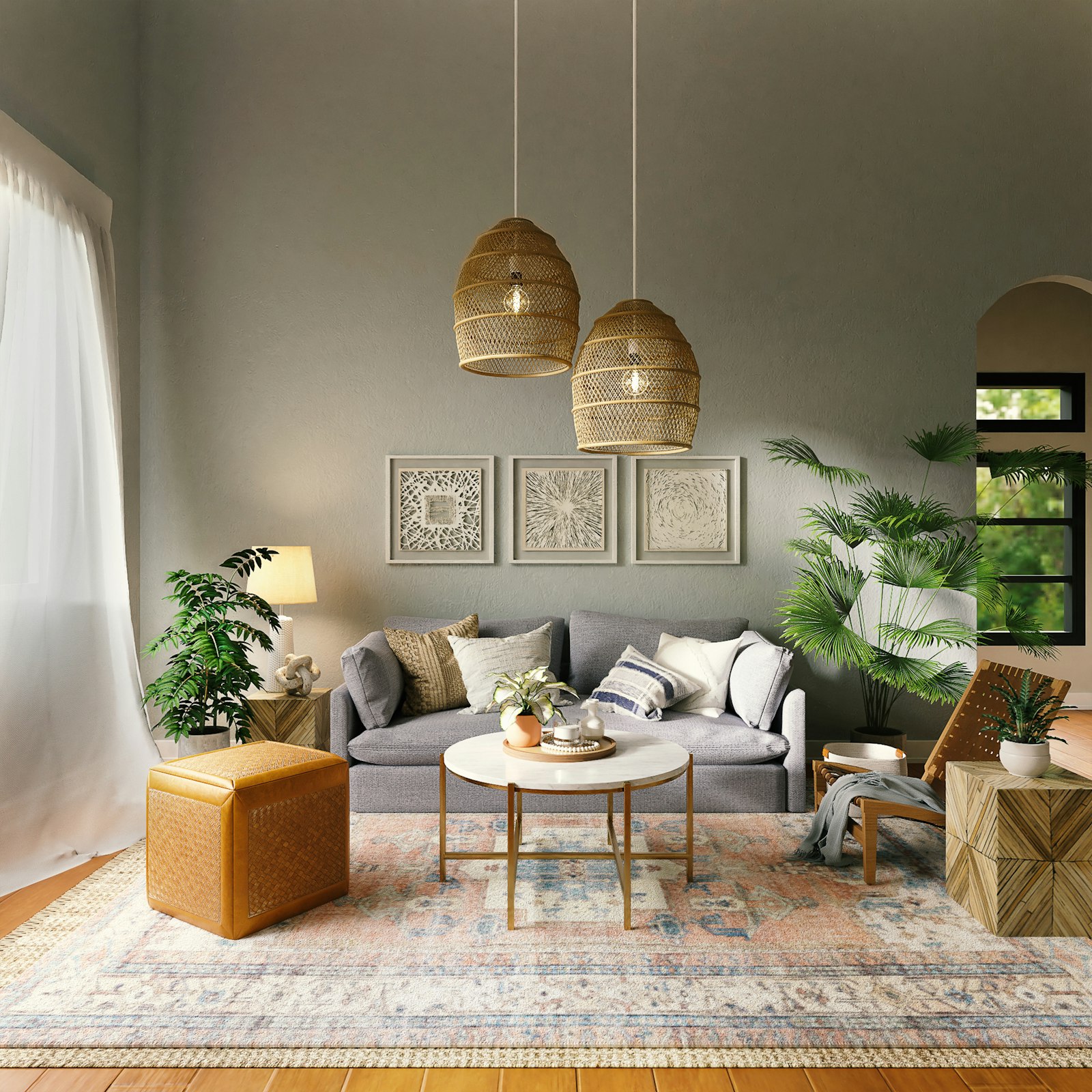 Japandi minimalist interior design