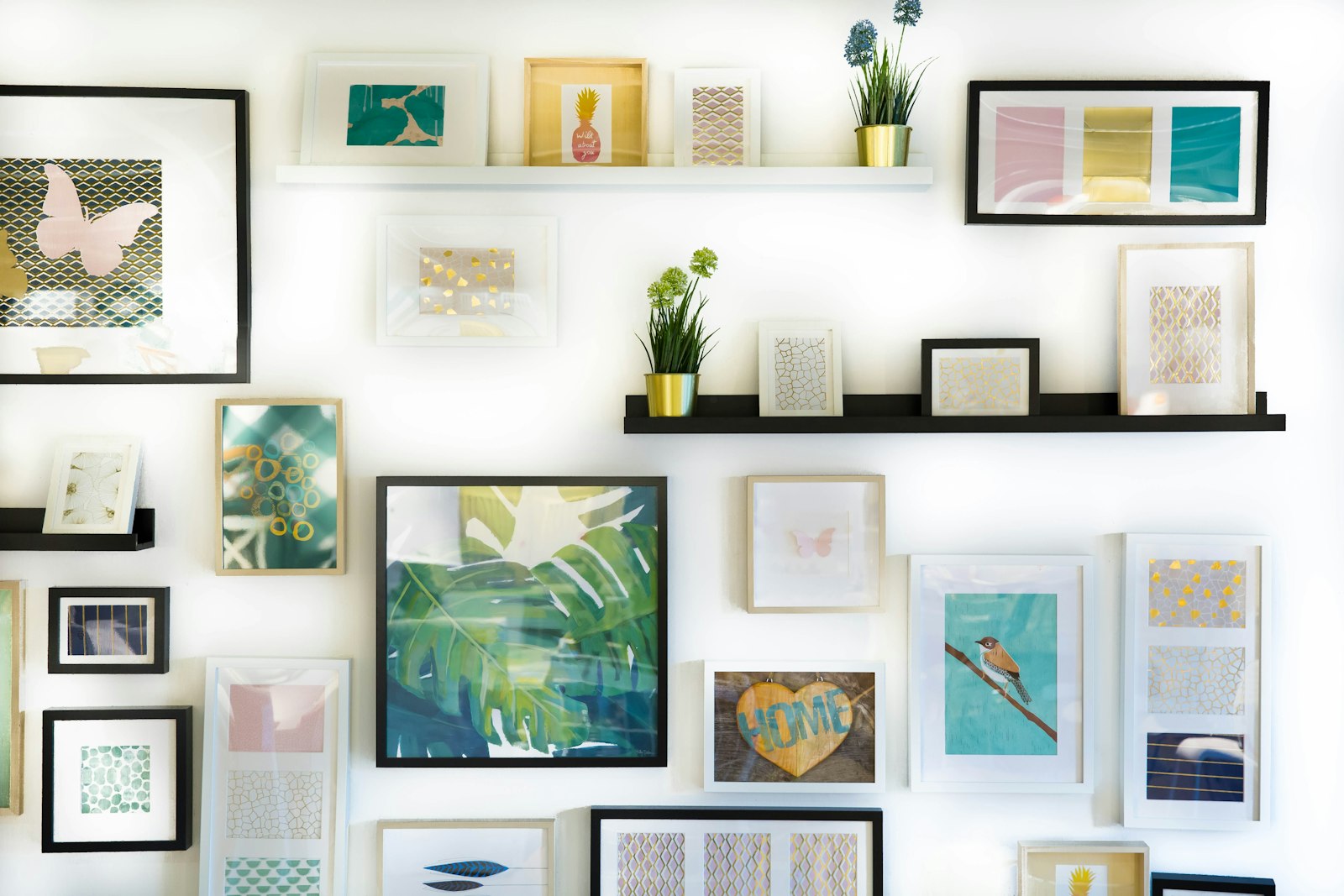 Interior design moodboard and fabric samples