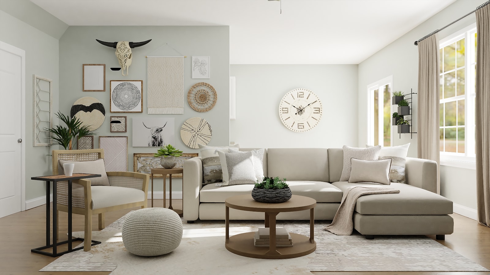 Elegant living room interior design
